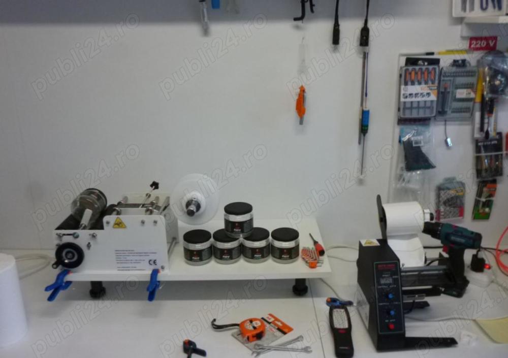 Sistem etichetare borcane, sticle, masina