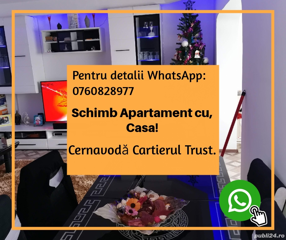Schimb Apartament cu,Casa.