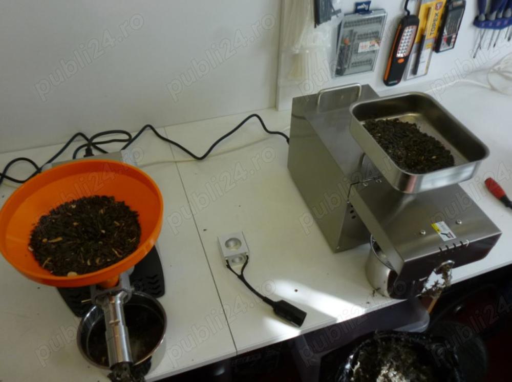 Presa de ulei electrica pentru seminte de dovleac