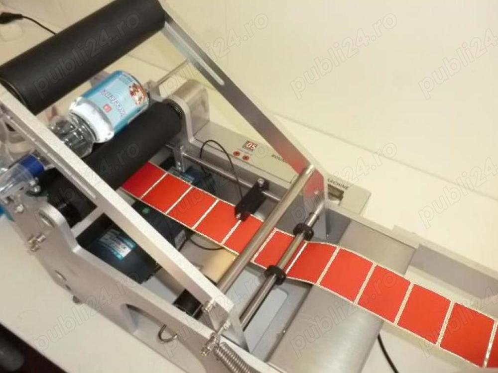 Masina etichetare borcane cilindrice