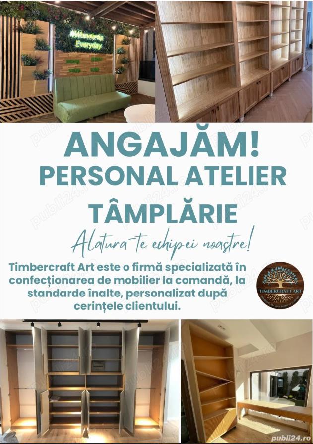 Angajăm personal atelier tâmplărie!