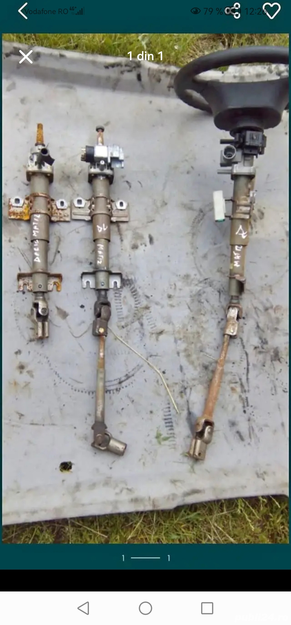 Bucsa volan ax matiz