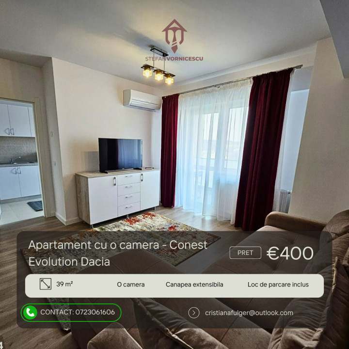 Apartament 1 Cameră – Conest Evolution, LIDL Dacia