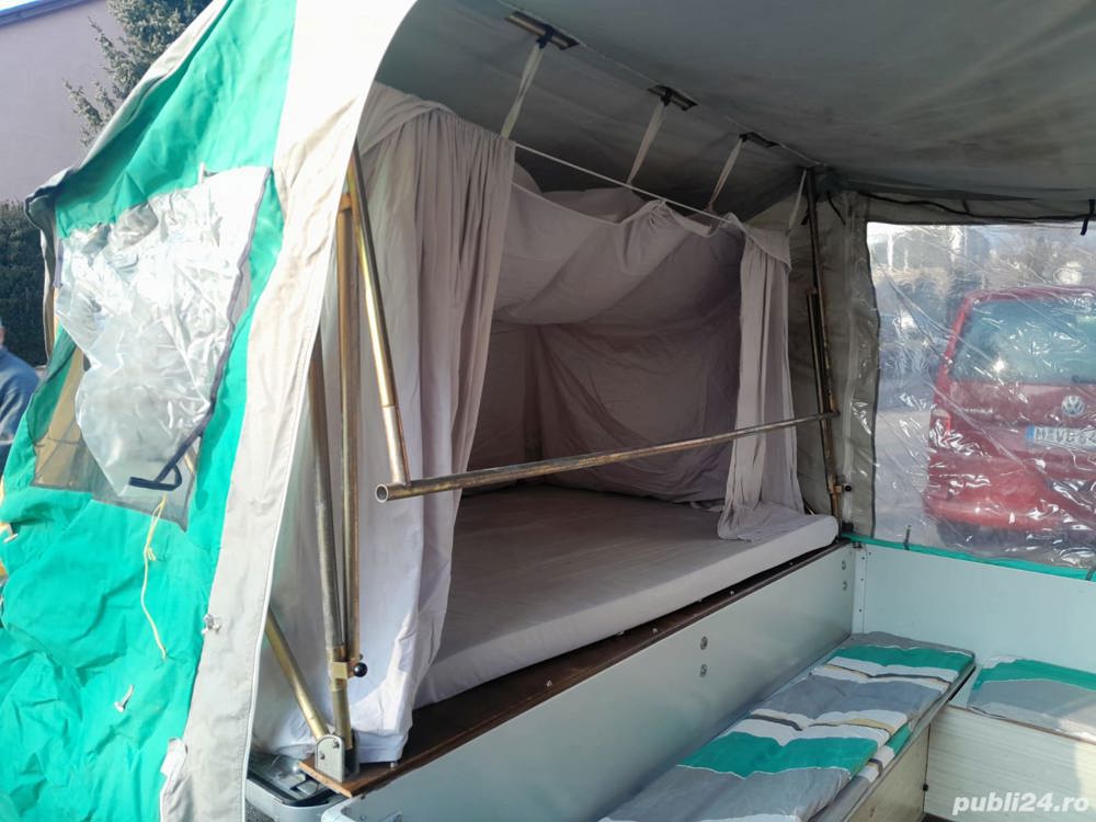 Remorca pliabila cort, rulota, autorulota