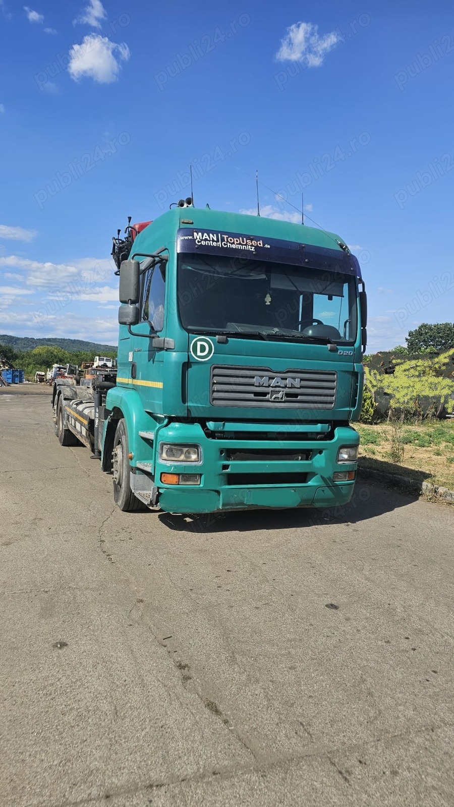 MAN TGA 26,430 6X2 Abroll si Macara