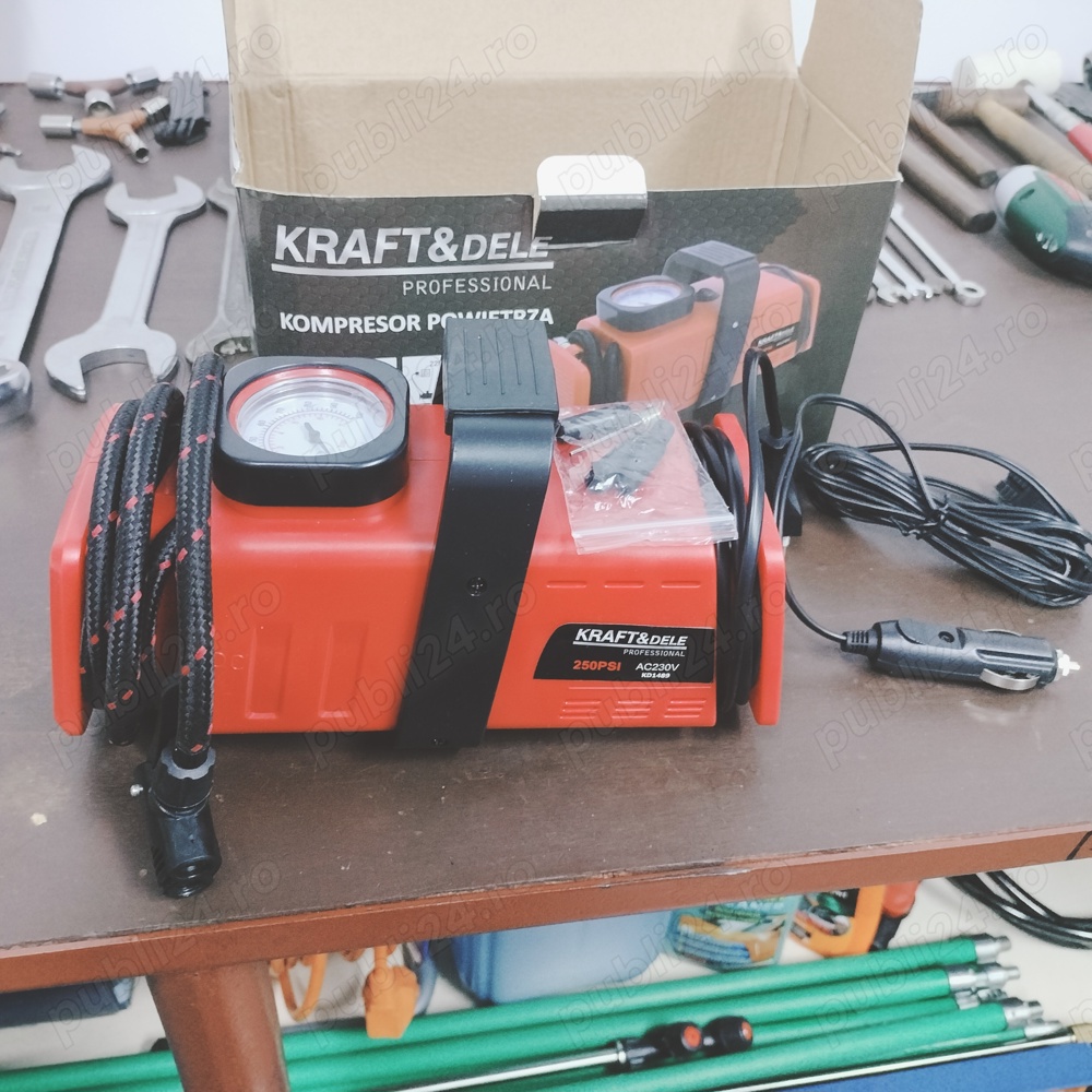 Compresor mini auto moto velo