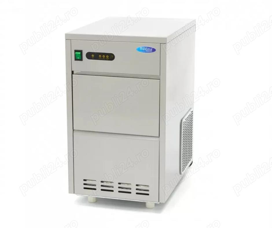 Mașină de gheață - 24 kg zi - cuburi de gheață - răcire cu aer - stocare 5 kg