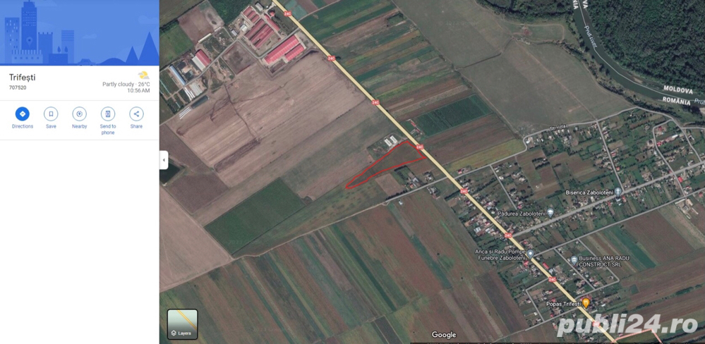 Teren intravilan Trifesti 