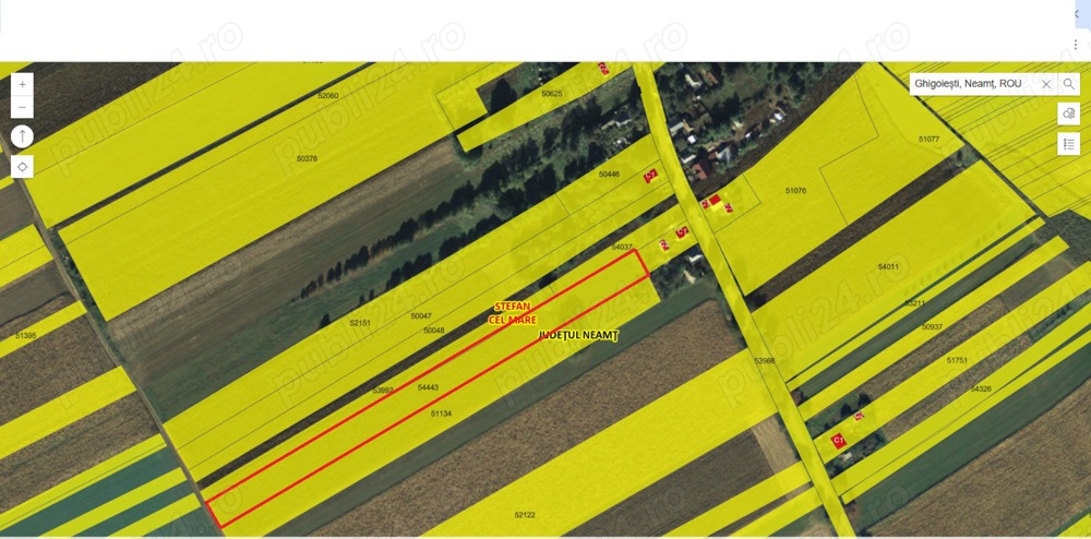 Vând sau închiriez  teren intravilan 7700mp în Ghigoiesti 