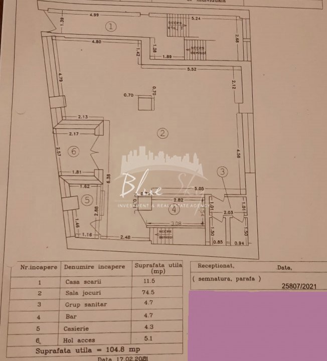 Piata Brotacei- Spatiu comercial 120 mp situat la parter