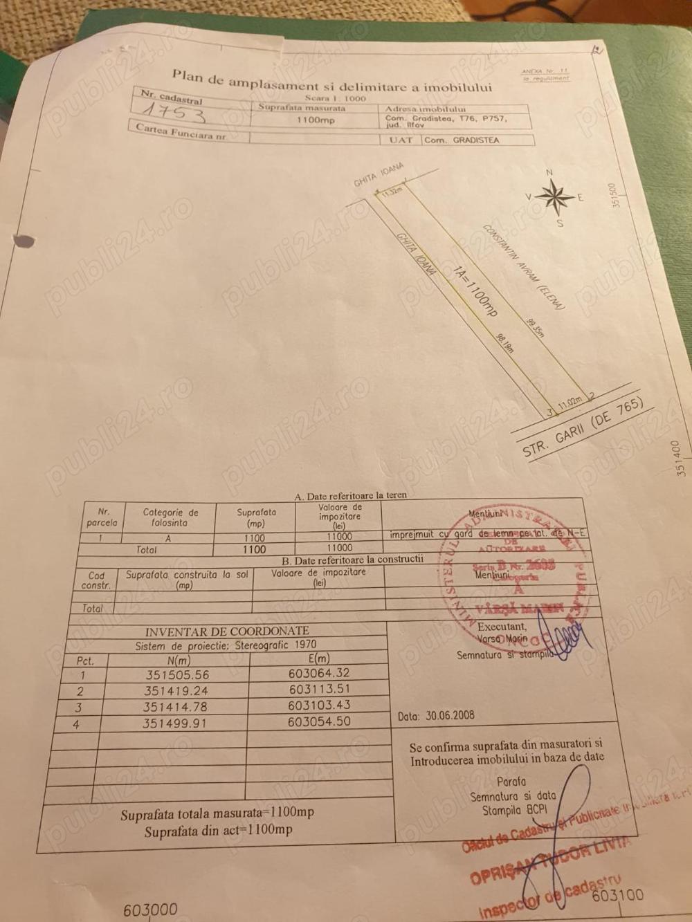 Teren com Gradistea Ilfov