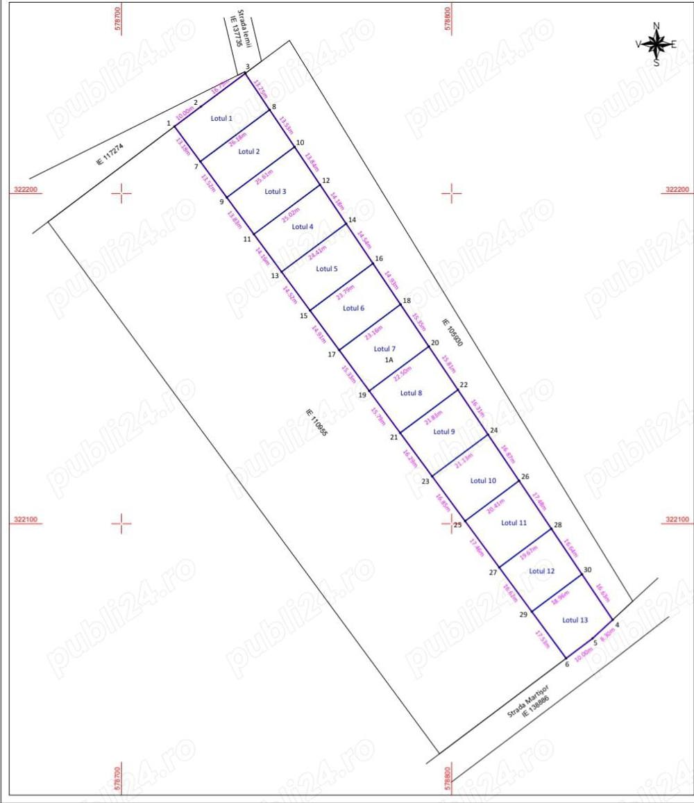 PROPRIETAR, VAND teren intravilan, 4500mp, INVESTITIE, LOTURI, ASFALT - deschidere de 26.75ml