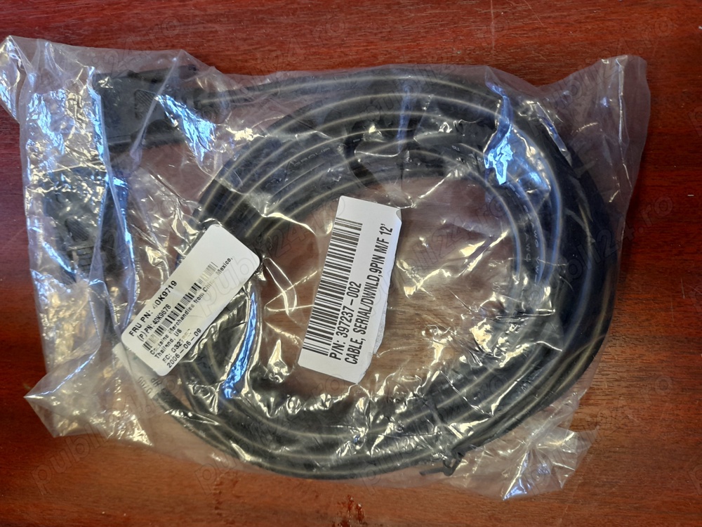 Cablu serial RS232 DB9 M - T lungime 3.5 metri