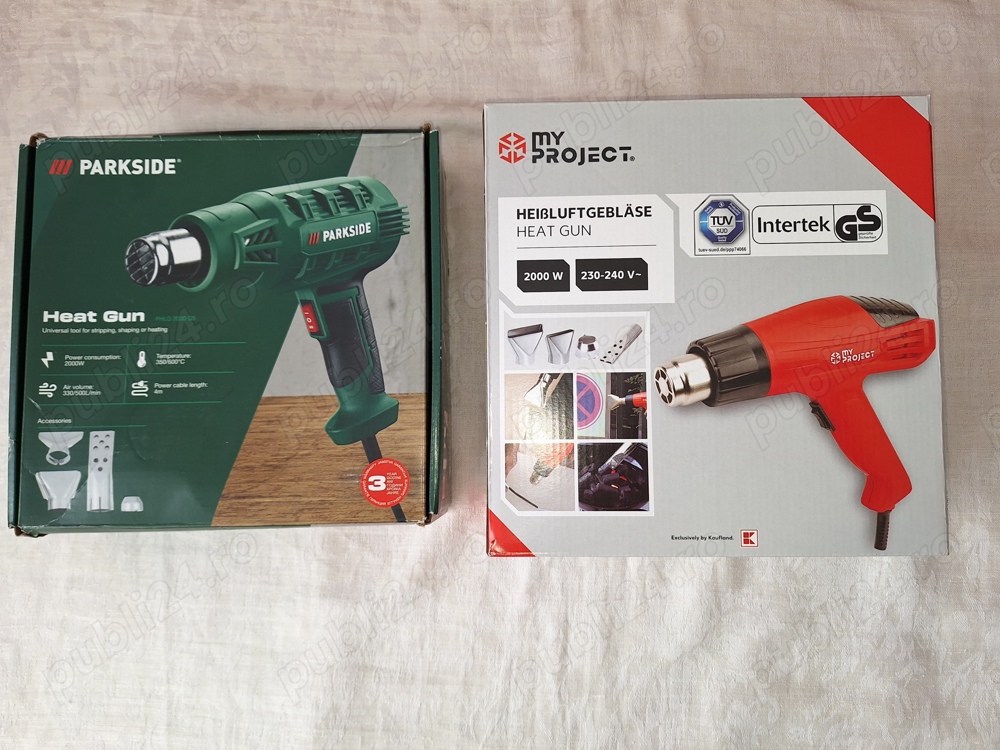 Pistol cu aer cald   Suflanta cu aer cald, Doua modele Parkside, MyProject