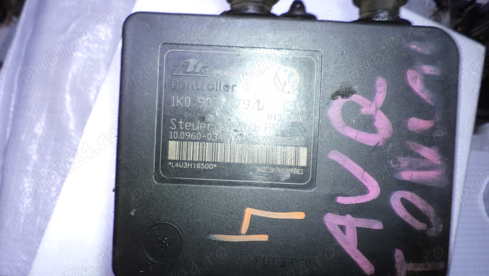 pompa abs audi a3, touran, golf 5, caddy, altea,toledo, octavia cod 1k0614517b sau 1k0907379d