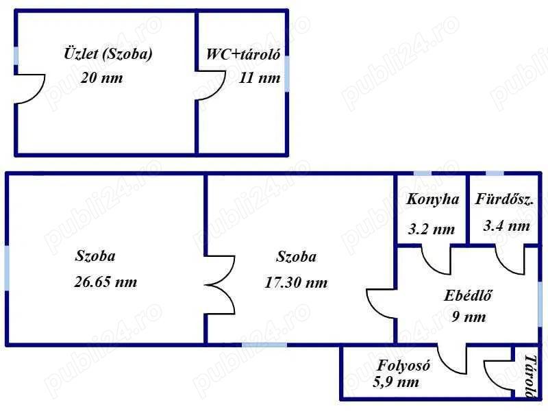 Casa de vanzare aproape de trecere de frontiera in localitatea BIHARKERESZTES