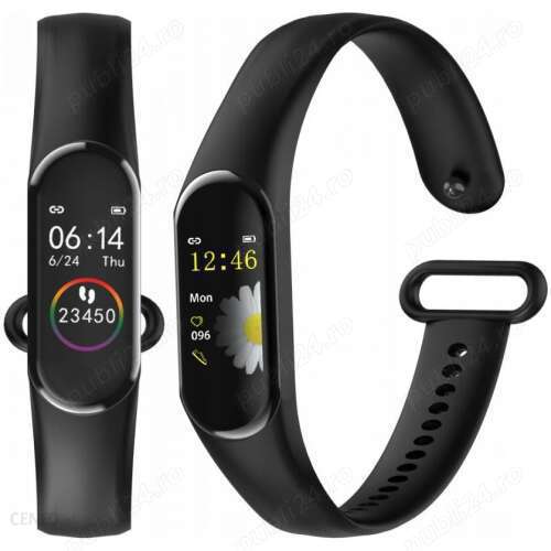 Vand Bratara fitness smart Maxcom W20 Soft, bratara silicon, Negru, NOU 59 Lei