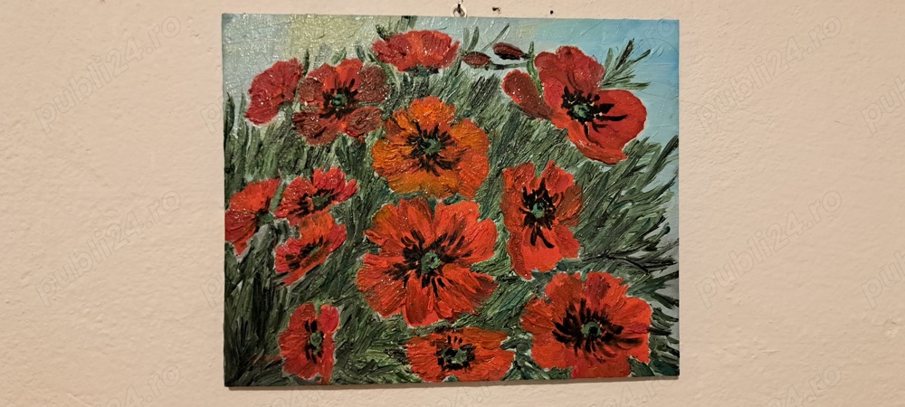 Tablou picatat manual