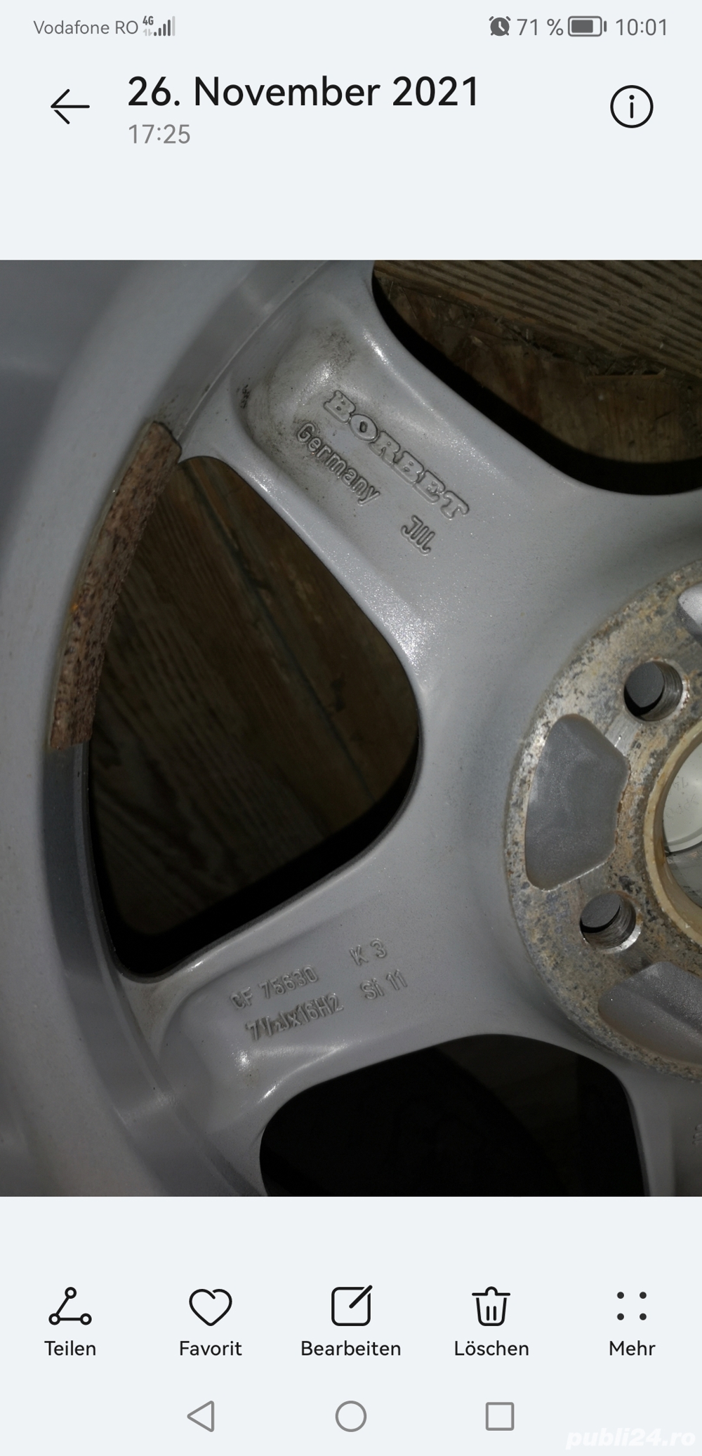 Jante aluminiu 205/55/16