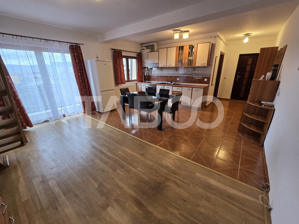 Apartament decomandat 106 utili 4 camere 2 bai 2 balcoane Milea Sibiu