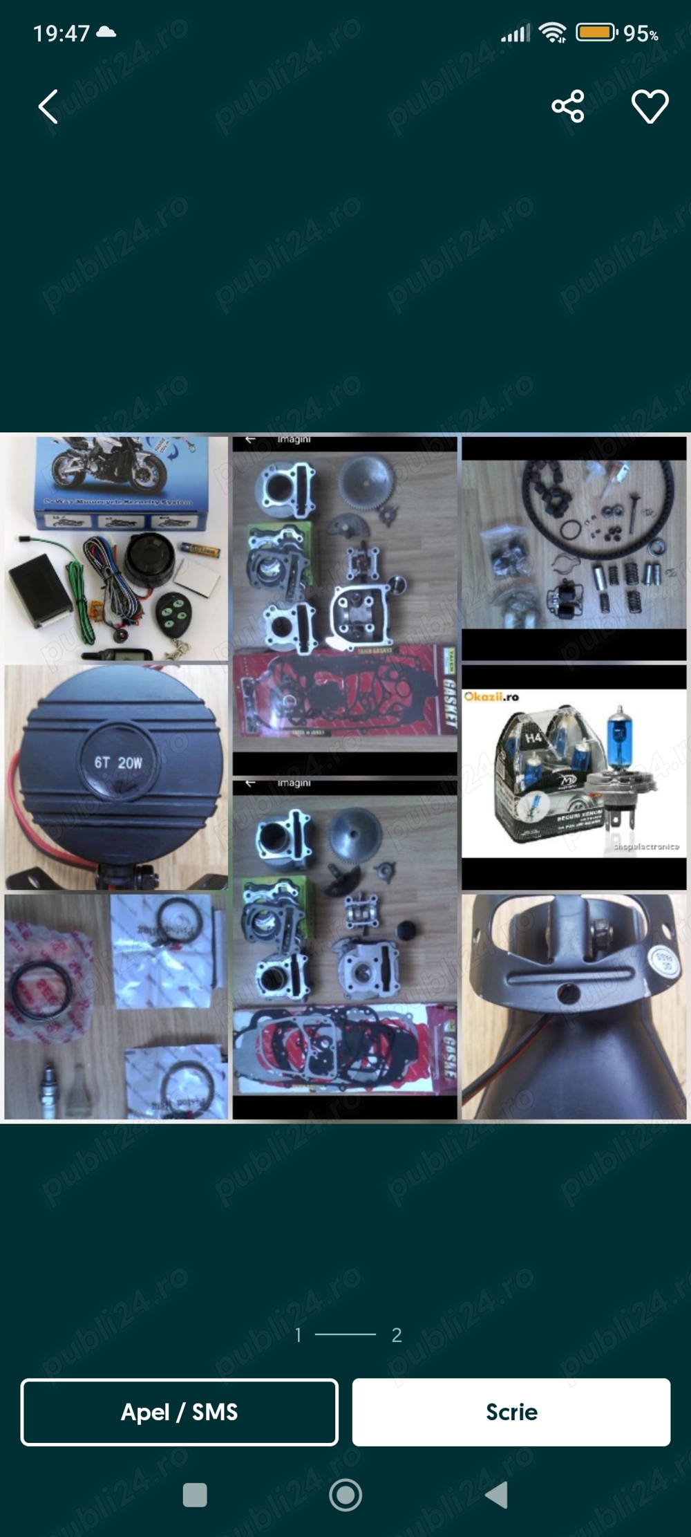 Piese moto Capacitate cilindrica 49 și 80 cm3 4timpi 