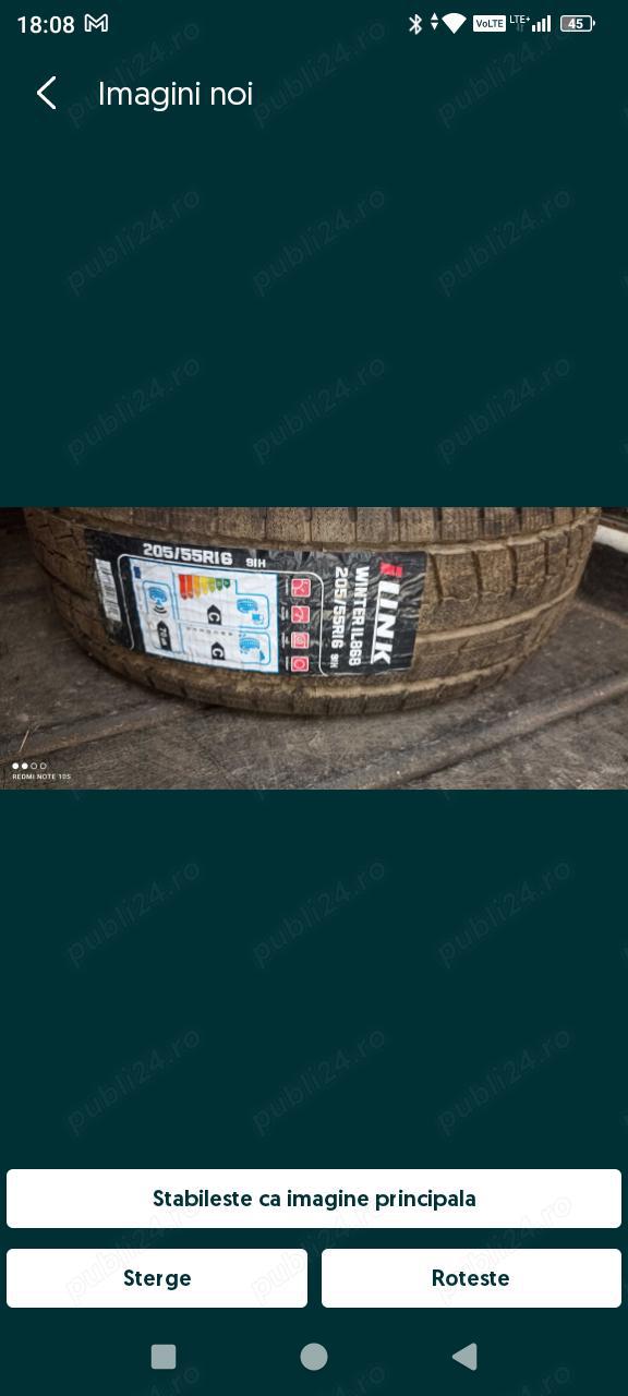 Amvelopa iarna noua 205/55 r16