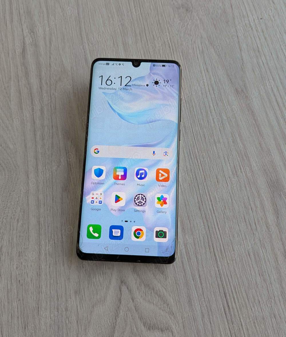 HUAWEI P30 Pro 128GB 6gb Sticla fisurata pentru Placa de baza Camere Capac Carcasa Display cu Burn