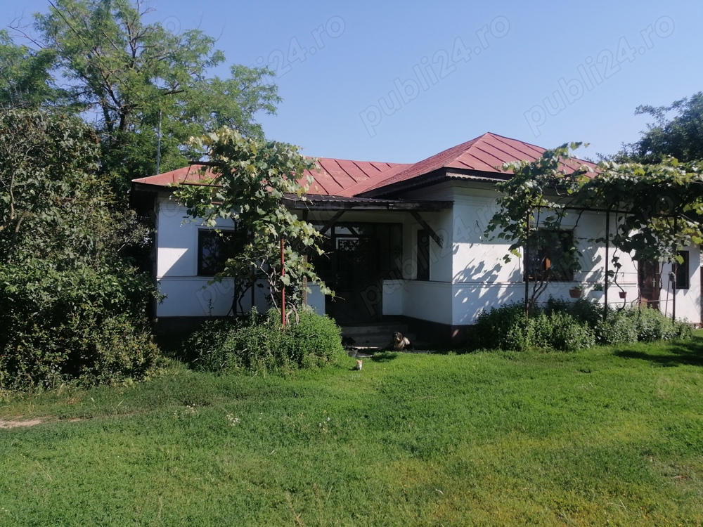 Casă de vânzare cu teren mare în satul Bolovani, 45km București