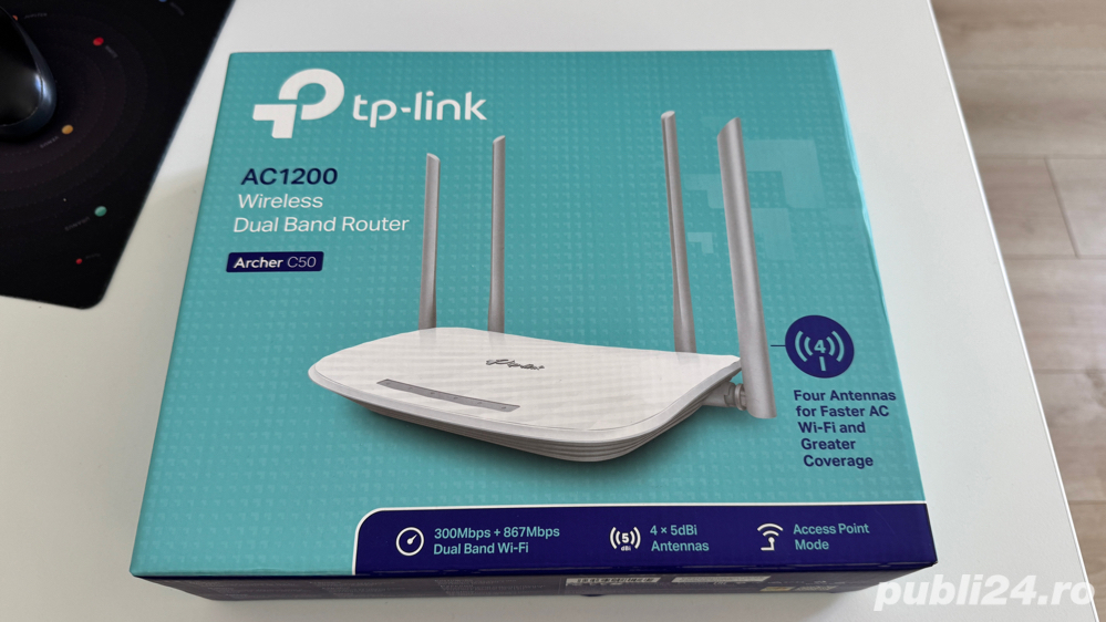 Vând router wireless TP-Link AC1200