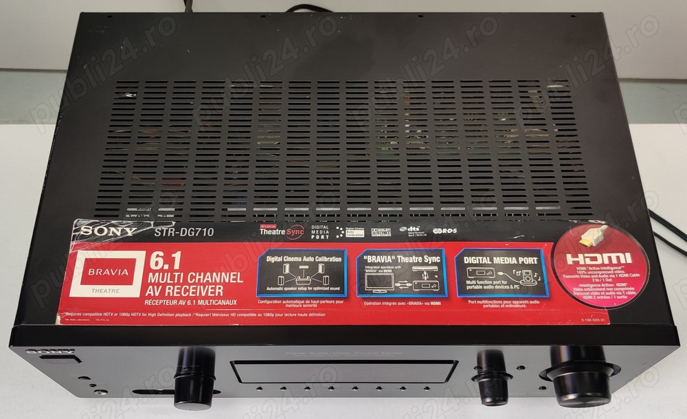 Sony STR DG 710 amplificator 6.1 HDMI amplituner statie multicanal filme muzica