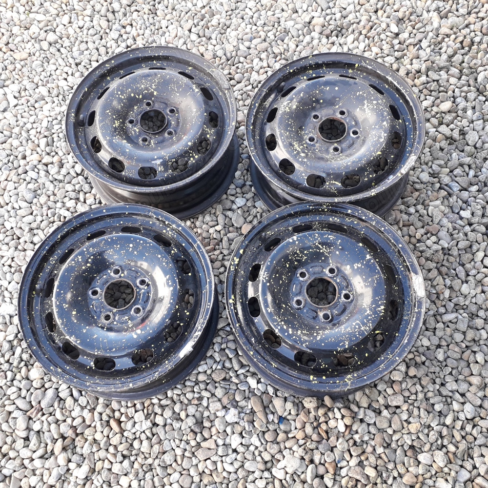 4  buc  jante tabla R15 , 5X120mm pentru Ford focus  