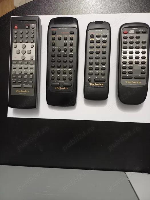 TECHNICS,Telecomenzi dedicate,amplificator,cd,changer,RARITATi,comanda pana la 8 aparate din linie