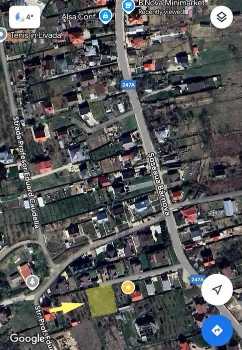 Teren Bucium, 3 minute de Hanul 3 sarmale, la Soseaua Barnova 800mp - PROPRIETAR