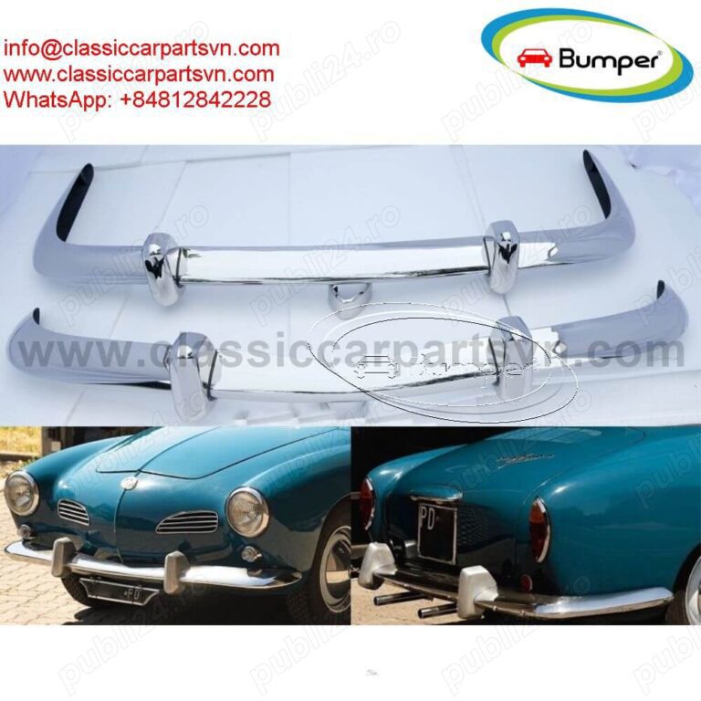Volkswagen Karmann Ghia Euro style bumpers (1955   1966) by stainless steel