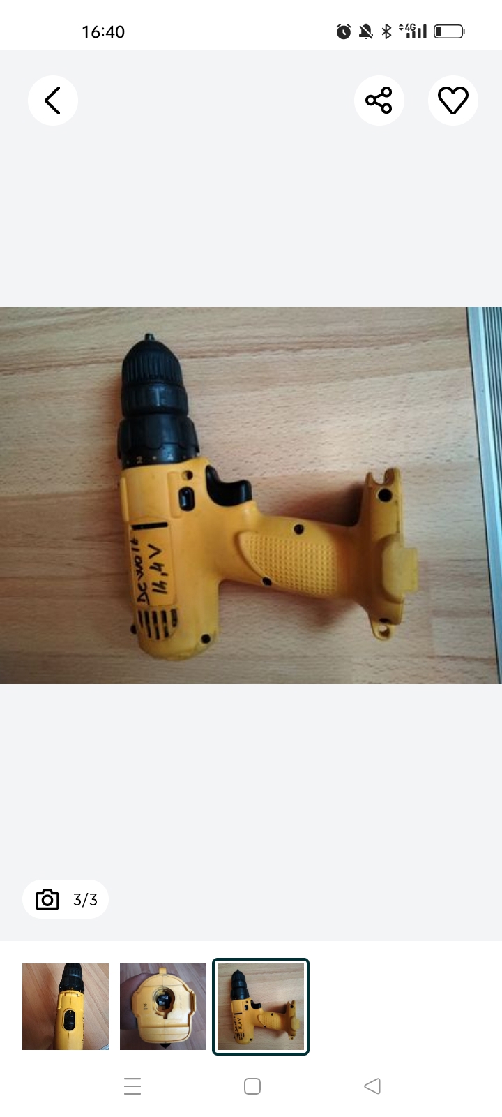 Corp complet Dewalt de 14,4 volti