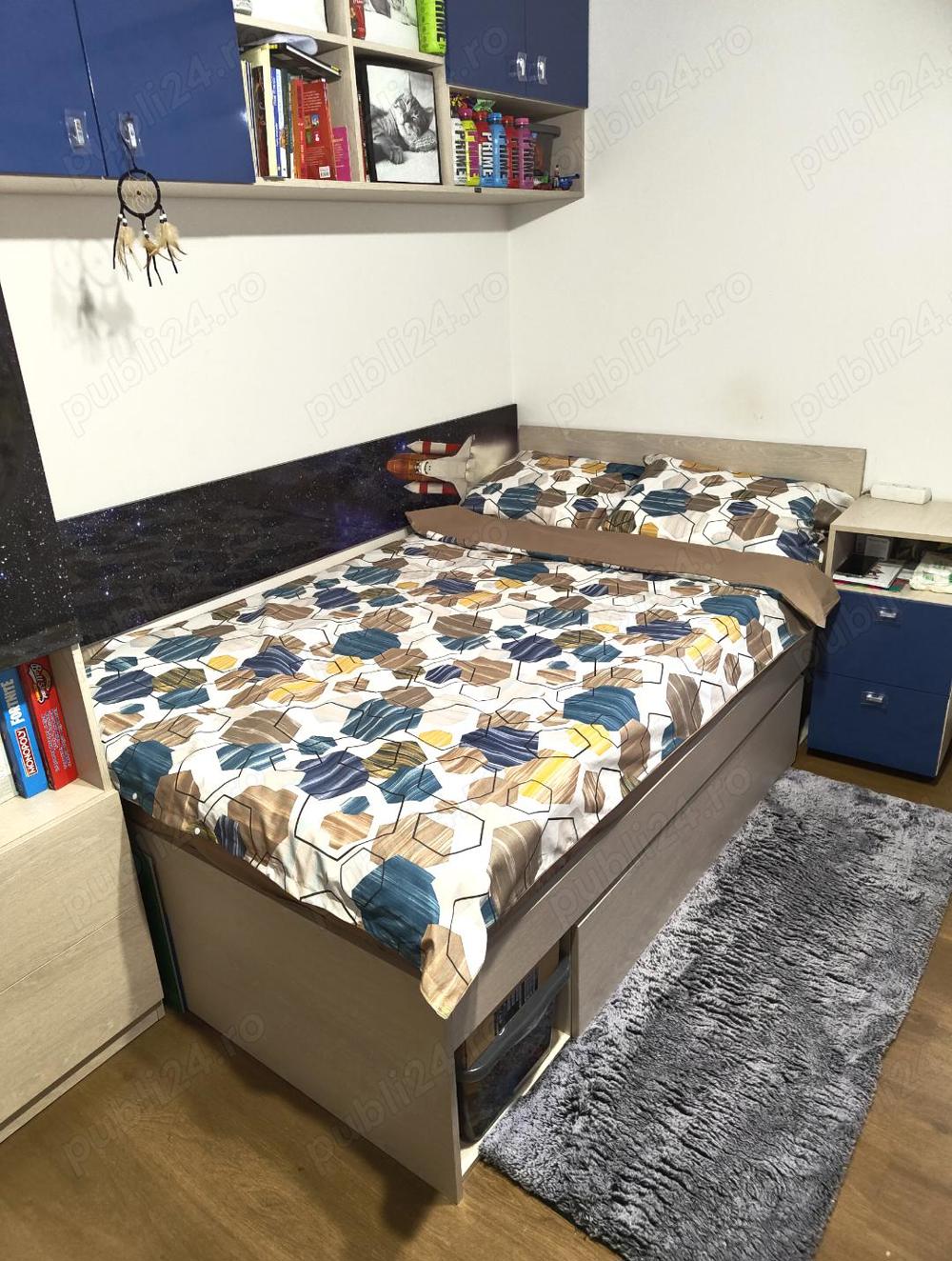 Dormitor pentru copii cu print 