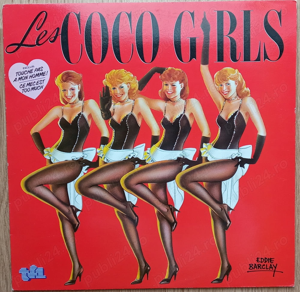 Vinil Les Coco Girls - Touche Pas A Mon Homme! (1985) France