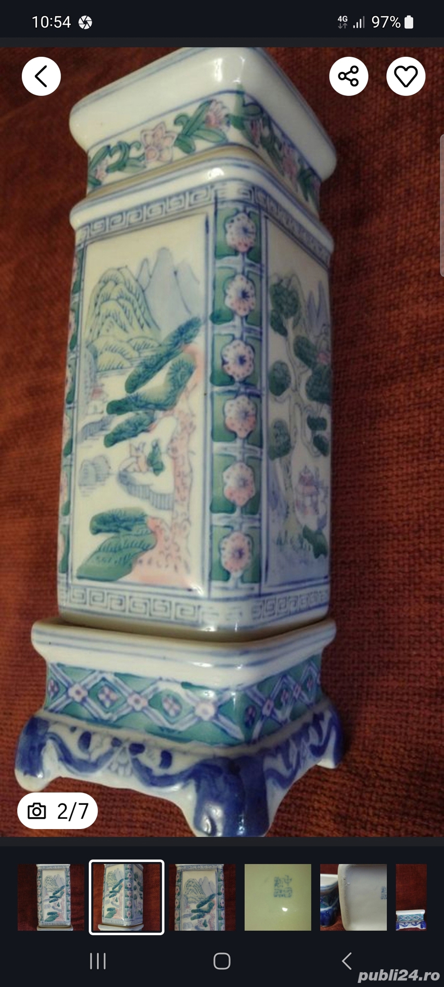 vaza portelan semnata de colectie