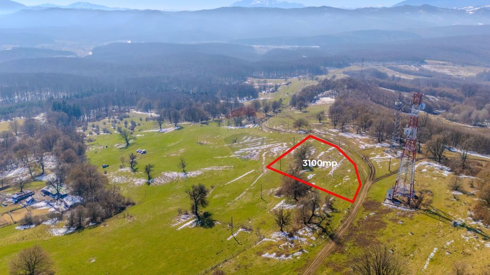 COMIISION 0% Teren cu vedere spectaculoasă – 3.100 mp Vlădeni