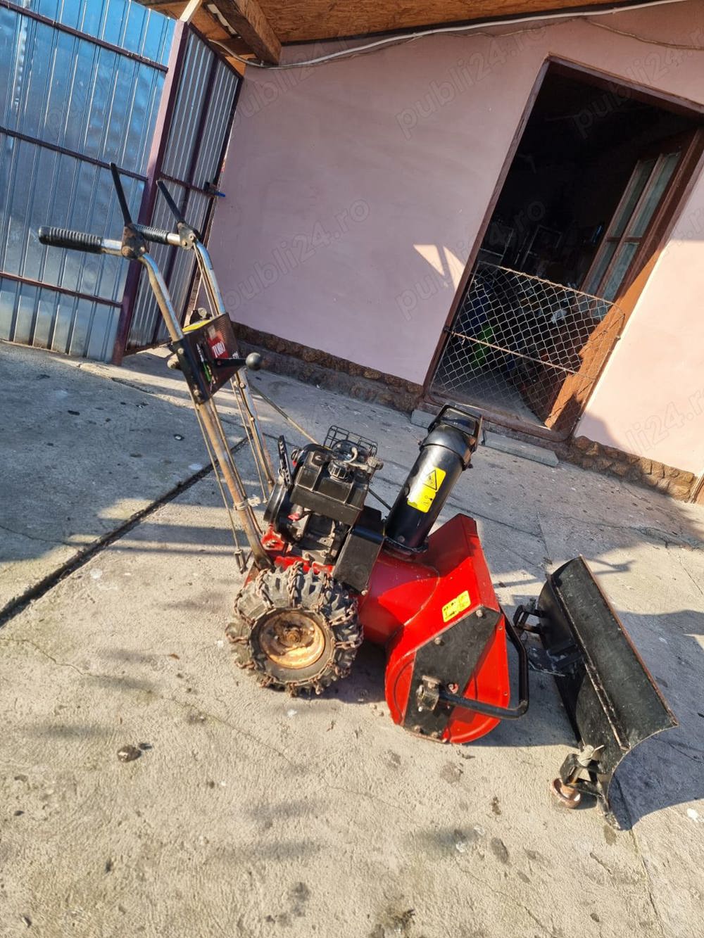 De vanzare freza de zăpadă + lama