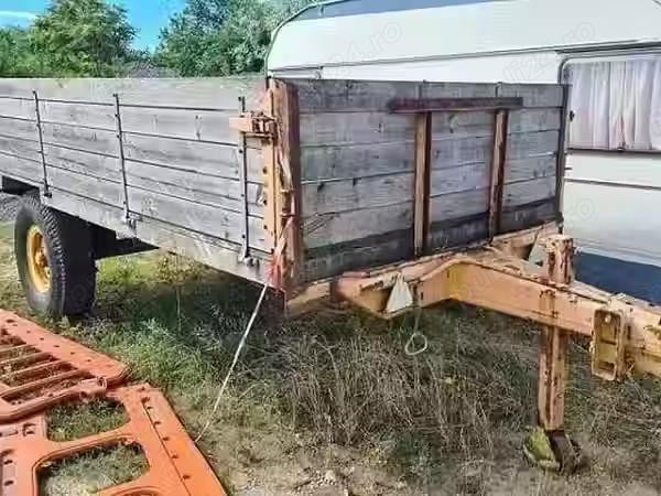 Remorca second hand agricola pe o axa
