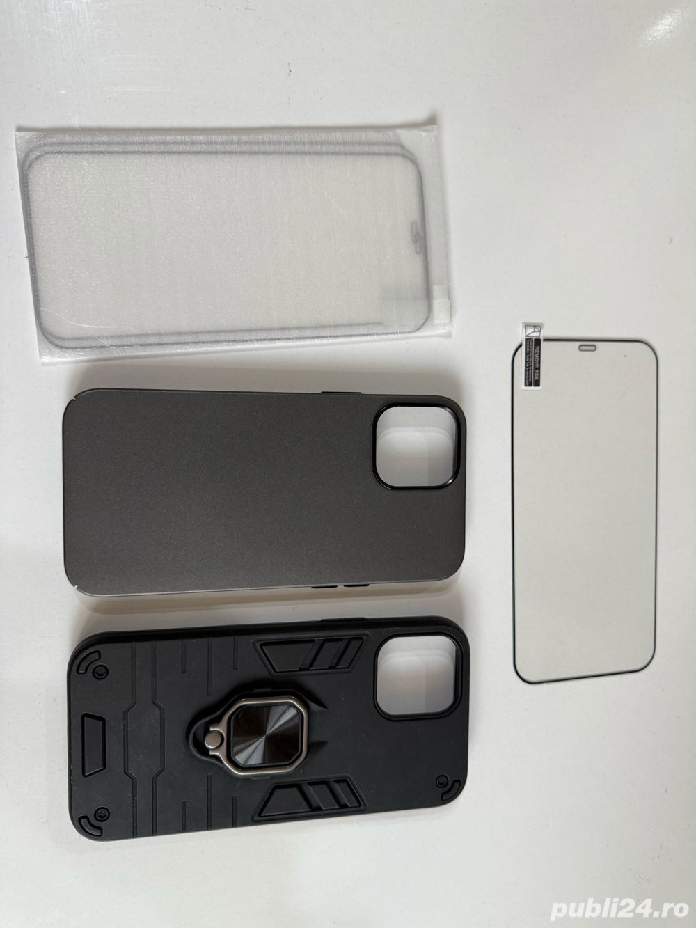 2 Huse + 3 folii iphone 12 pro max 