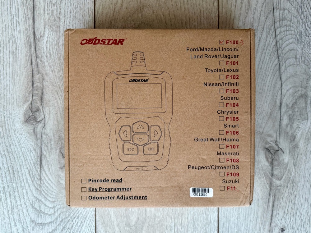 OBDSTAR F-100 - Ford Mazda - modificare odometru programator pin chei