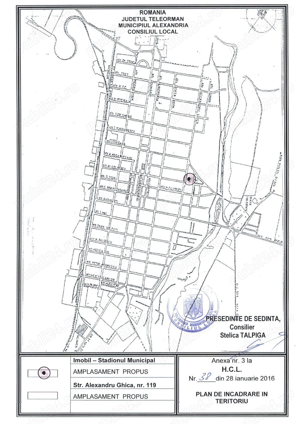 Teren Alexandria 1 Mai intravilan langa Kaufland Teren Alexandria 1 Mai intravilan langa Kaufland