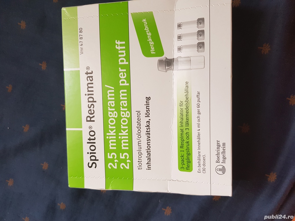 Vând Spiolto Respimat de 2,5 mikrogram 