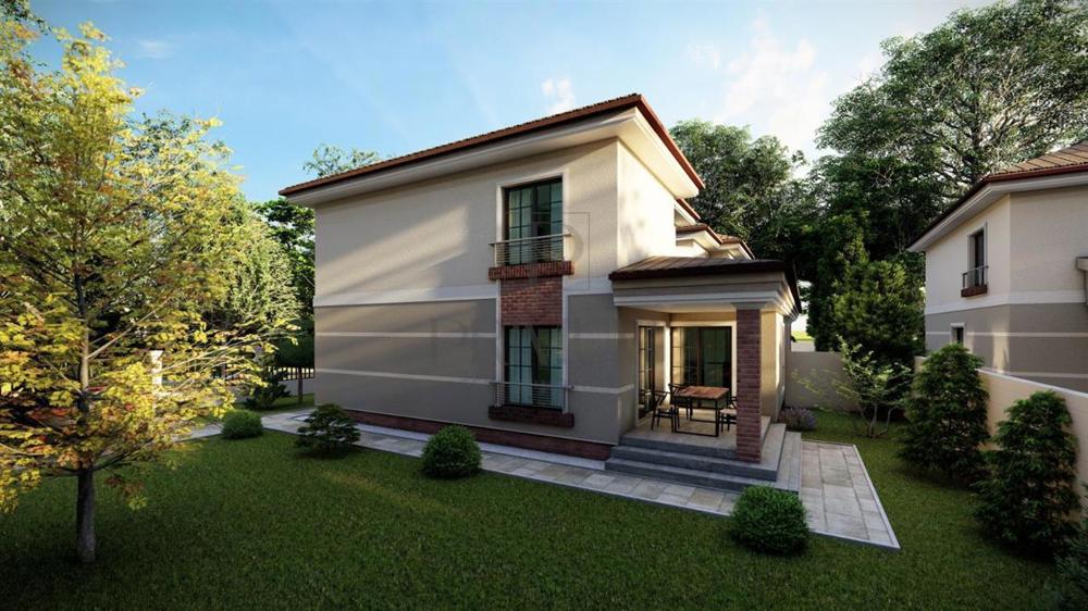 Duplex despartit prin garaj - bucatarie inchisa - dormitor la parter