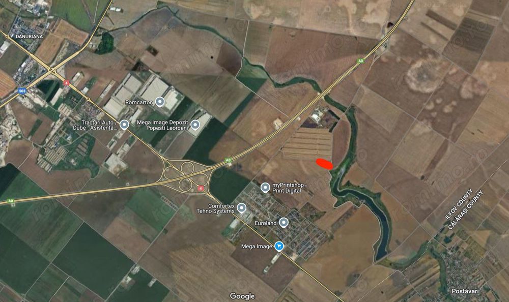 Teren Allegria, intravilan, șoseaua Oltenitei, A0, Popesti - Glina