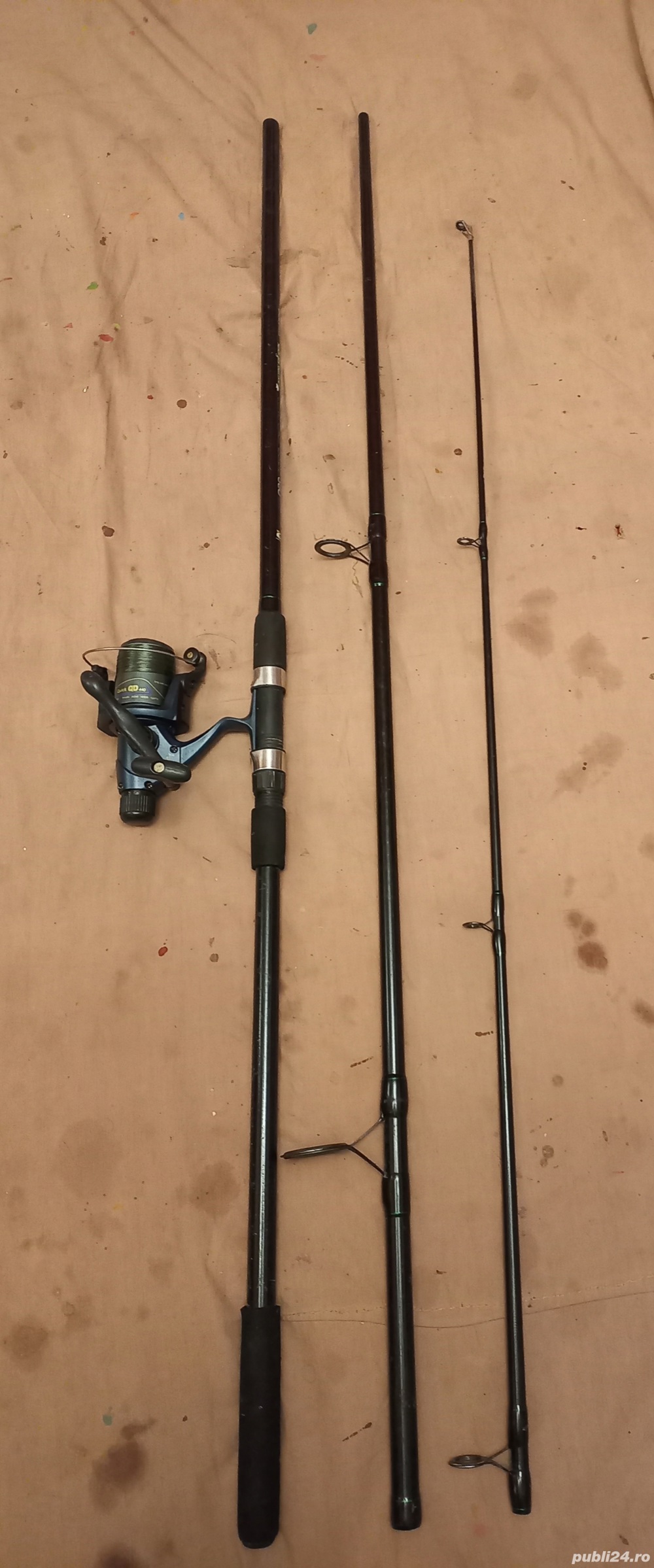 Lanseta 3,6m, CarpHunter, mulineta Dam Quick 4500, 3 rulmenti 