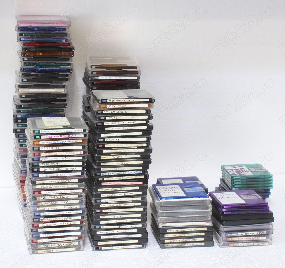 Minidiscuri muzica diversa,TDK,Sony,Maxell.