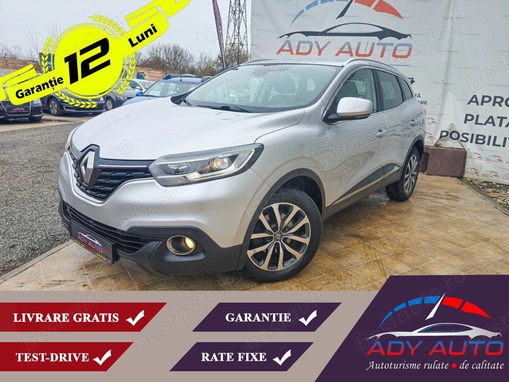 Renault Kadjar Euro 6. Livrare gratis. Garantie 12 luni . Buy back . Test drive. Rate fixe . 